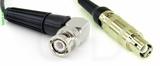 Coaxial Cable, BNC 90 degree (right angle) to L1 (Lemo 1 compatible), RG174, 32 foot, 50 ohm