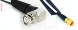 Coaxial Cable, BNC 90 degree (right angle) to 1/4-32 (S-93 compatible), RG188, 12 foot, 50 ohm