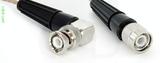 Coaxial Cable, BNC 90 degree (right angle) to TNC, RG316, 40 foot, 50 ohm