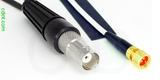 Coaxial Cable, BNC female to 1/4-32 (S-93 compatible), RG188, 4 foot, 50 ohm