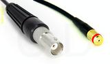 Coaxial Cable, BNC female to 1/4-32 (S-93 compatible) female, RG174, 40 foot, 50 ohm