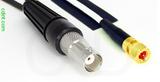 Coaxial Cable, BNC female to 10-32 hex (Microdot compatible), RG188, 32 foot, 50 ohm