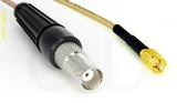 Coaxial Cable, BNC female to SSMA, RG316, 12 foot, 50 ohm