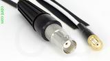 Coaxial Cable, BNC female to SMA female, RG188, 4 foot, 50 ohm