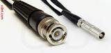 Coaxial Cable, BNC to L00 (Lemo 00 compatible) female, RG188, 12 foot, 50 ohm