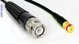 Coaxial Cable, BNC to 1/4-32 (S-93 compatible) female, RG174, 16 foot, 50 ohm
