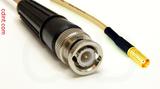 Coaxial Cable, BNC to MCX jack (female contact), RG316, 2 foot, 50 ohm