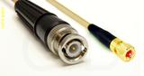 Coaxial Cable, BNC to 10-32 hex (Microdot compatible), RG316 double shielded, 16 foot, 50 ohm