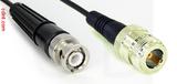 Coaxial Cable, BNC to N female, RG174 low loss, 6 foot, 50 ohm