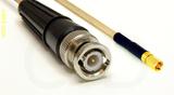 Coaxial Cable, BNC to SSMC, RG316 double shielded, 12 foot, 50 ohm