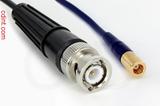 Coaxial Cable, BNC to SMB plug (female contact), RG174 low noise, 32 foot, 50 ohm
