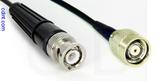 Coaxial Cable, BNC to TNC reverse polarity, RG174 low loss, 6 foot, 50 ohm