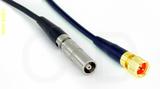 Coaxial Cable, L00 (Lemo 00 compatible) female to 1/4-32 (S-93 compatible), RG174 flexible (TPR jacket), 4 foot, 50 ohm