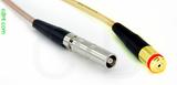 Coaxial Cable, L00 (Lemo 00 compatible) female to 1/4-32 (S-93 compatible) female, RG316, 12 foot, 50 ohm