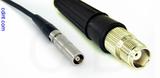 Coaxial Cable, L00 (Lemo 00 compatible) female to TNC female, RG174, 12 foot, 50 ohm