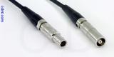 Coaxial Cable, L00 (Lemo 00 compatible) to L00 (Lemo 00 compatible) female, RG174 low noise, 6 foot, 50 ohm