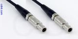 Coaxial Cable, L00 (Lemo 00 compatible) to L00 (Lemo 00 compatible), RG174, 16 foot, 50 ohm