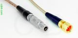 Coaxial Cable, L00 (Lemo 00 compatible) to 1/4-32 (S-93 compatible), RG316 double shielded, 40 foot, 50 ohm