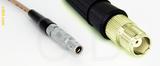 Coaxial Cable, L00 (Lemo 00 compatible) to TNC female, RG316, 5 foot, 50 ohm
