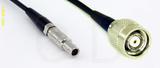 Coaxial Cable, L00 (Lemo 00 compatible) to TNC reverse polarity, RG174, 12 foot, 50 ohm