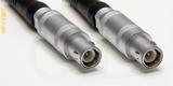 Coaxial Cable, L1 (Lemo 1 compatible) to L1 (Lemo 1 compatible), RG58, 20 foot, 50 ohm