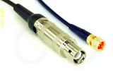 Coaxial Cable, L1 (Lemo 1 compatible) to 1/4-32 (S-93 compatible), RG174 low loss, 40 foot, 50 ohm