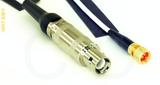 Coaxial Cable, L1 (Lemo 1 compatible) to 1/4-32 (S-93 compatible), RG188 low noise, 32 foot, 50 ohm