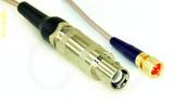 Coaxial Cable, L1 (Lemo 1 compatible) to 1/4-32 (S-93 compatible), RG316, 16 foot, 50 ohm