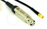 Coaxial Cable, L1 (Lemo 1 compatible) to SSMC, RG174, 4 foot, 50 ohm