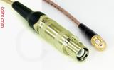 Coaxial Cable, L1 (Lemo 1 compatible) to SMA female, RG316, 10 foot, 50 ohm