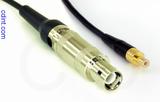 Coaxial Cable, L1 (Lemo 1 compatible) to SMB jack (male contact), RG174, 32 foot, 50 ohm