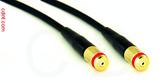 Coaxial Cable, 1/4-32 (S-93 compatible) female to 1/4-32 (S-93 compatible) female, RG174, 6 foot, 50 ohm