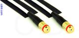 Coaxial Cable, 1/4-32 (S-93 compatible) female to 1/4-32 (S-93 compatible) female, RG188, 16 foot, 50 ohm