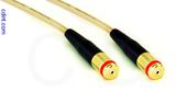 Coaxial Cable, 1/4-32 (S-93 compatible) female to 1/4-32 (S-93 compatible) female, RG316, 3 foot, 50 ohm