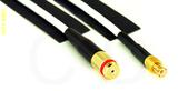Coaxial Cable, 1/4-32 (S-93 compatible) female to MCX plug (male contact), RG188, 50 foot, 50 ohm
