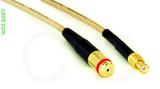 Coaxial Cable, 1/4-32 (S-93 compatible) female to MCX plug (male contact), RG316, 10 foot, 50 ohm