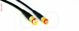 Coaxial Cable, 1/4-32 (S-93 compatible) female to 10-32 (Microdot compatible) female, RG174, 24 foot, 50 ohm