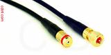 Coaxial Cable, 1/4-32 (S-93 compatible) female to 10-32 hex (Microdot compatible), RG174, 16 foot, 50 ohm