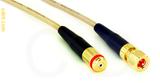 Coaxial Cable, 1/4-32 (S-93 compatible) female to 10-32 hex (Microdot compatible), RG316, 3 foot, 50 ohm