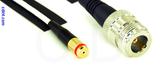 Coaxial Cable, 1/4-32 (S-93 compatible) female to N female, RG188, 3 foot, 50 ohm