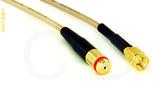 Coaxial Cable, 1/4-32 (S-93 compatible) female to SSMA, RG316, 16 foot, 50 ohm