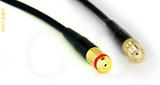 Coaxial Cable, 1/4-32 (S-93 compatible) female to SMA female, RG174, 12 foot, 50 ohm