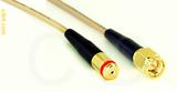 Coaxial Cable, 1/4-32 (S-93 compatible) female to SMA, RG316, 24 foot, 50 ohm