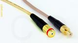 Coaxial Cable, 1/4-32 (S-93 compatible) female to SMB jack (male contact), RG316, 40 foot, 50 ohm