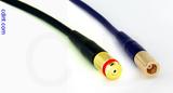 Coaxial Cable, 1/4-32 (S-93 compatible) female to SMB plug (female contact), RG174, 5 foot, 50 ohm