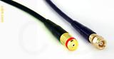 Coaxial Cable, 1/4-32 (S-93 compatible) female to SMC (Subvis), RG174 flexible (TPR jacket), 16 foot, 50 ohm