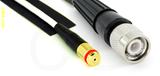 Coaxial Cable, 1/4-32 (S-93 compatible) female to TNC, RG188, 12 foot, 50 ohm