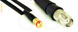 Coaxial Cable, 1/4-32 (S-93 compatible) female to TNC female, RG188, 5 foot, 50 ohm