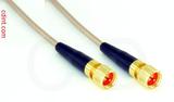 Coaxial Cable, 1/4-32 (S-93 compatible) to 1/4-32 (S-93 compatible), RG316, 3 foot, 50 ohm