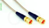 Coaxial Cable, 1/4-32 (S-93 compatible) to 1/4-32 (S-93 compatible), RG316 double shielded, 2 foot, 50 ohm